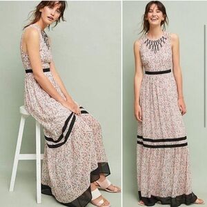Tracy Reese x Anthropologie Lined Maxi Dress, Size 6